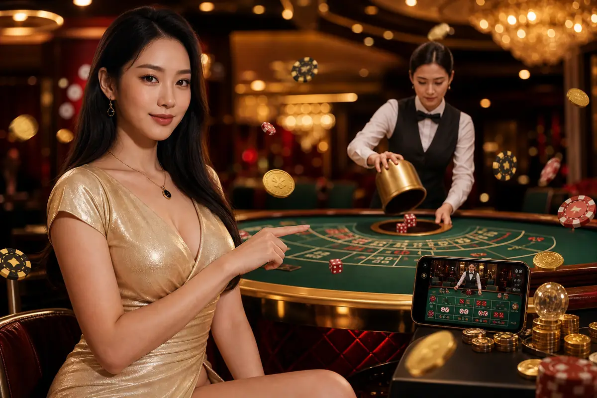 i1juta Casino suasana meja live baccarat